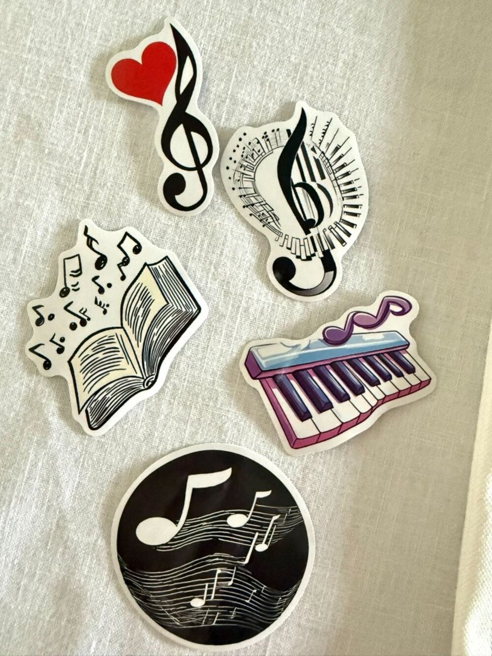 Music Student Organization Practice Kit Tote Pouch Stickers Accessories - Picture 4 of 12